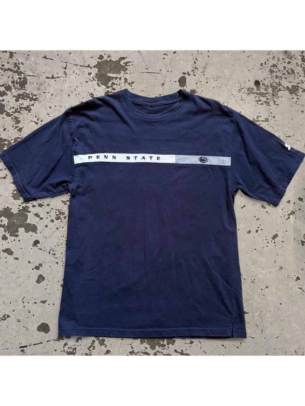 Mens Vintage 90s starter Navy Penn State tee Size M
